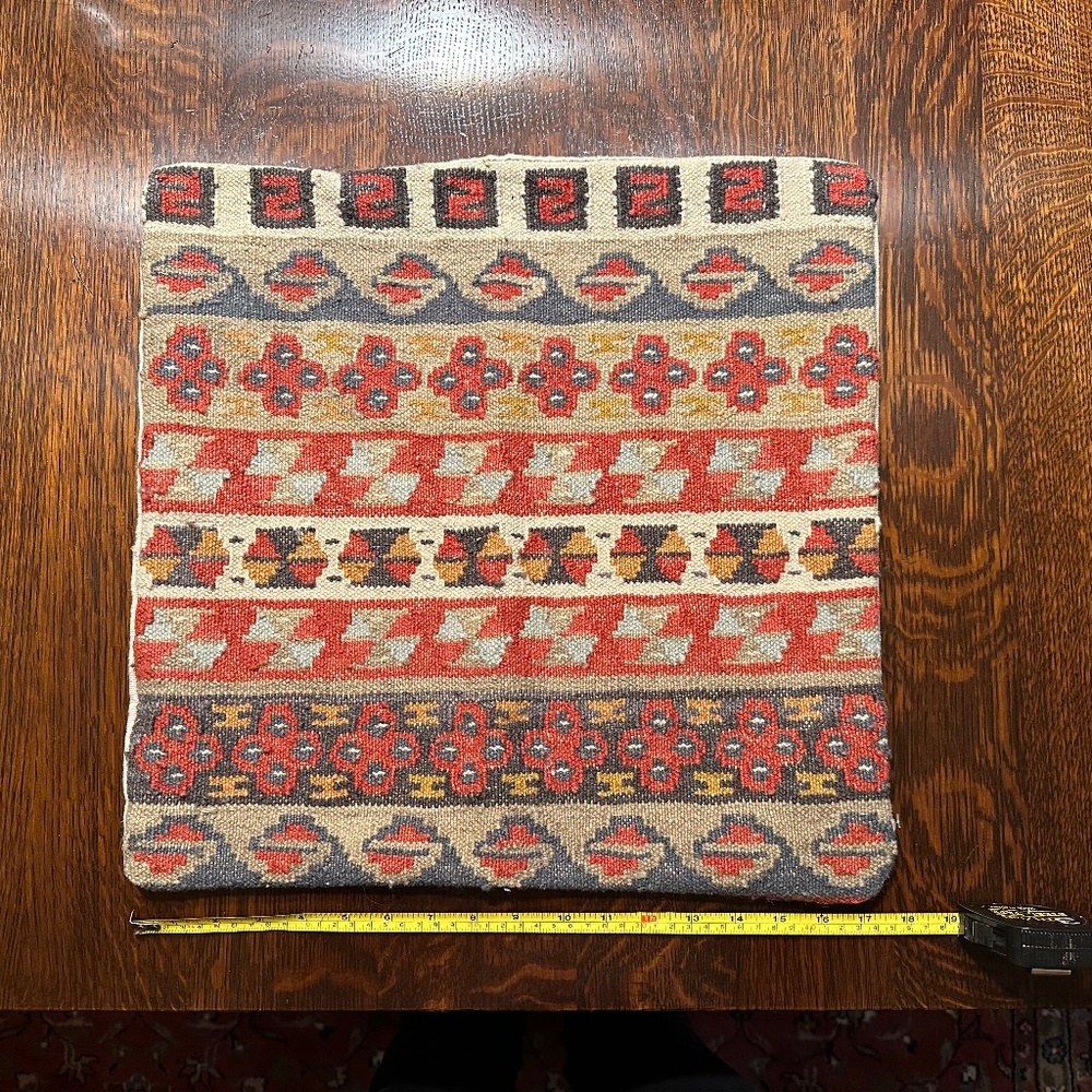 Vintage Pottery Barn Kilim pillow case